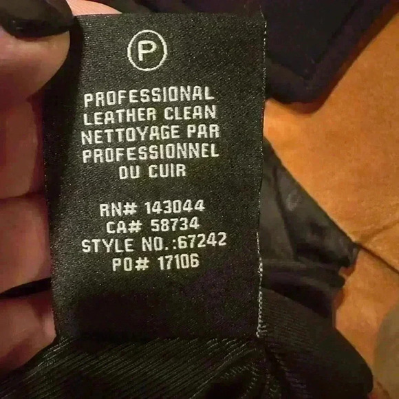 7 For All Mankind suede leather jacket. Brown. Size small. Detachable hood - Picture 13 of 14